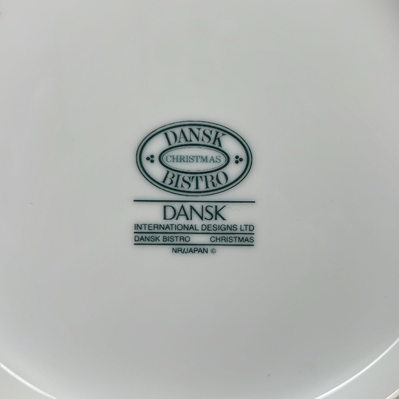 Dansk bistro Christmas platter 12 inch cut plate holiday serve ware dinnerware - Picture 4 of 6